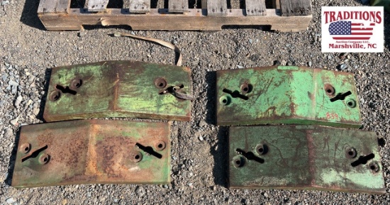 (4) John Deere Slab Weights