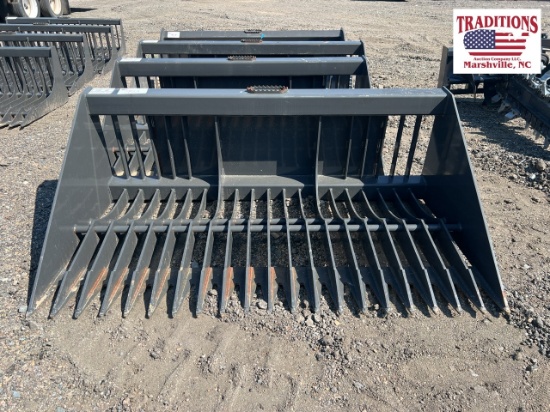 66" Rock Bucket - Skidsteer Attachment