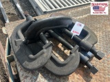 (5) Assorted Clamps