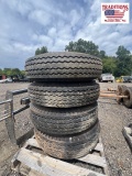 (4)10.00-20 Tires & Wheels