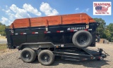 2023 Iron Bull 7'x14' Dump Trailer VIN1428