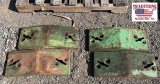(4) John Deere Slab Weights