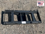 Post Driver Mounting Plate - Skidsteer Attachment