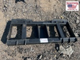 Post Driver Mounting Plate - Skidsteer Attachment
