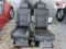 2 Black Leather Bucket Seats