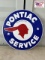 Ponitac Service Round Sign