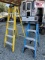 4ft Werner Ladder & 6ft Stanley Ladder