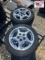 Set of 4 5 Lug Wheels with Tires