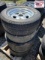 Set of 4 Aluminum Racing Wheels 5 Lug