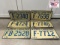 6 1972 NC Vehicle Tags