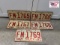 5 1977 NC Farm Truck Tags