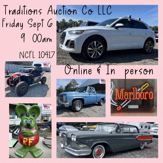 Traditions Auction Co LLC Auto/ATV September 2024