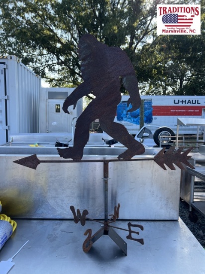 Sasquatch Weathervane