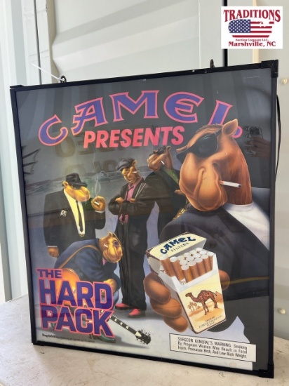 Light Up Double Sided Plastic Camel Sign
