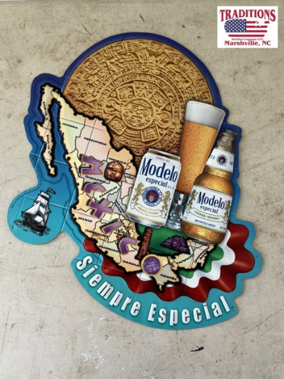 Modelo Mexico Metal Sign