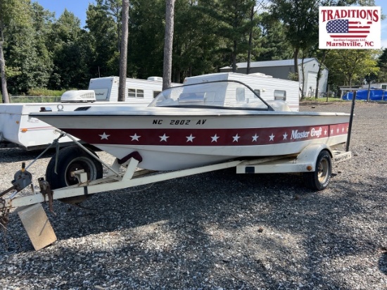 1982 Mastercraft Boat & Trailer