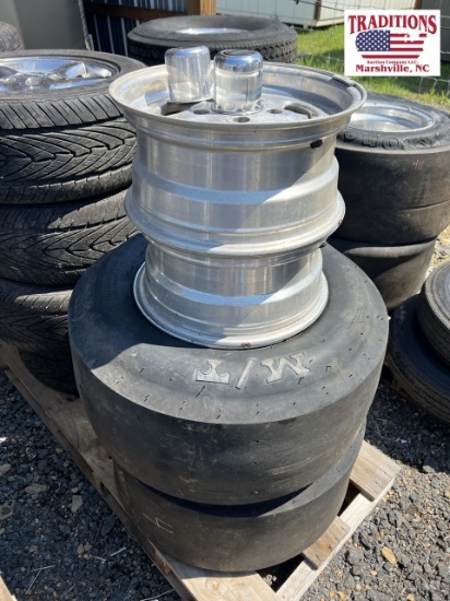 Set of 5 Weld Racing Wheels 2 with Tires