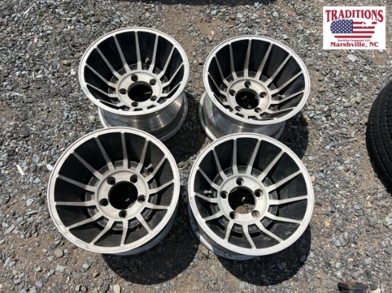 Set of 4 5 Lug Deep Dish Wheels