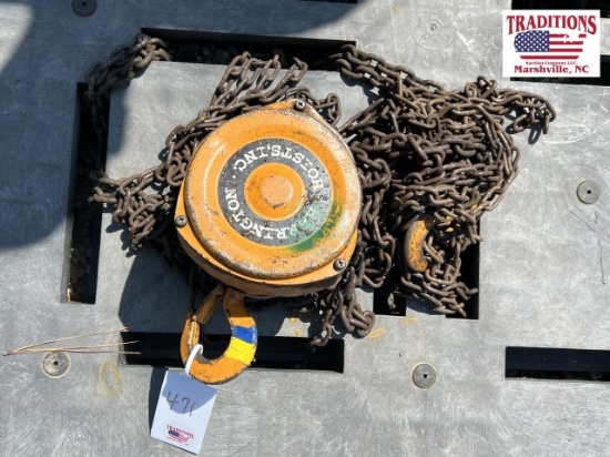 Harrington 1 Ton Chain Fall