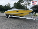 1988 Donzi Z-25 Speedboat w Trailer HULL E888