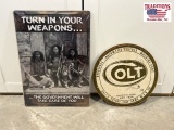 2 Metal Signs