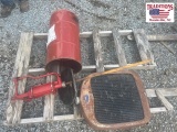Can, Ford Radiator, Grease Pump