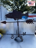 Fish weathervane