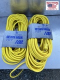 2 100ft Extension Cords
