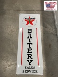 Texaco Battery Sign 14