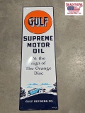 Gulf Motor Oil Sign 14