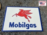 Mobilgas Metal Sign 58 1/2 x 42 1/2