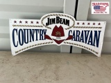 Jim Bean Country Caravan Sign