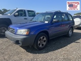 2004 Subaru Forester AWD 2.5X VIN 0697