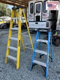 4ft Werner Ladder & 6ft Stanley Ladder
