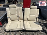 Set of Tan Leather 3rd Row Seats