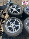 Set of 4 Corvette Wheels and Tires
