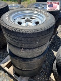 Set of 4 Aluminum Racing Wheels 5 Lug