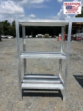 20x36x60 Aluminum Shelf