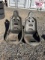 2 Plastic Bucket Race Car Seats
