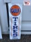 Metal Gulf Tires Sign 43x14