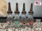4 - Oil Advertising Bottles