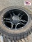Set of 4 KMC Wheels w Kenda LT285/55R20 Tires