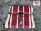 Red and White Golf Cart Seat