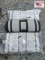 Grey and Black Golf Cart Seat w Extra Back Pad