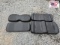 Front and Rear Black Golf Cart Seats