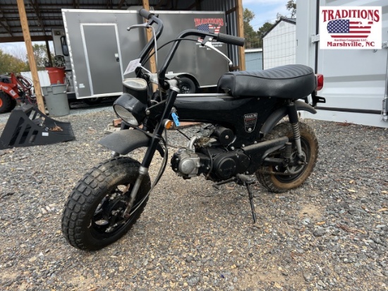 Honda Trail 70 Motorcycle Black