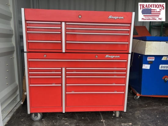 Snap On Tool Box - Top & Bottom Box with Tools