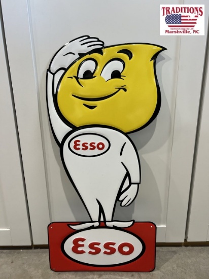 "Happy" Esso Metal Sign 24x11