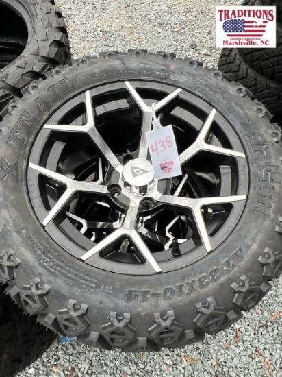 4 Golf Cart Wheels with Tires
