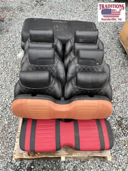 Mixed Lot of Golf Cart Seats